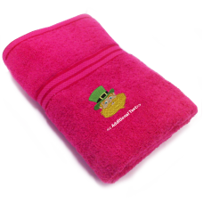 Personalised Leprechaun Seasonal Towels Terry Cotton Towel